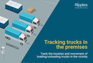 Tracking trucks in the premises