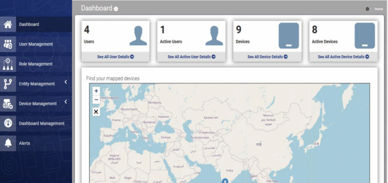 IoT data visualization tools. remote device management